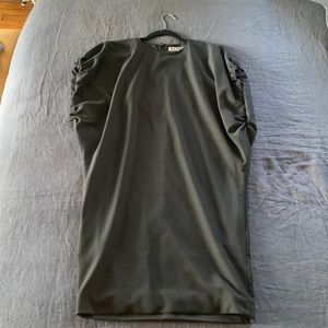 Acne black mini dress